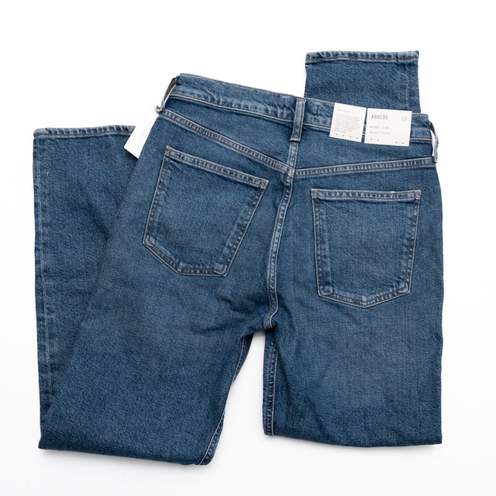 AGOLDE - Merrel Mid‎ Rise Straight Jeans - Picture 5 of 15